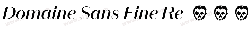 Domaine Sans Fine Re字体转换
